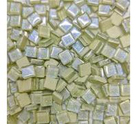 Mini-mosaïque en verre, 200g Multicolor Glass Mosaic Tiles 1cm Square 0.4cm Thick(Clear)