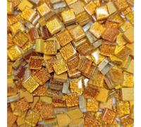 Mini-mosaïque en verre, 200g Multicolor Glass Mosaic Tiles 1cm Square 0.4cm Thick(Color-06)