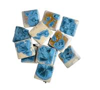 Mini-mosaïque en verre, DIY Ceramic Glass Mosaic Tiles Leaf Petal Shape Handmade Wall Crafts Color3 100g