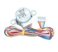 Mini Moteur 20BYJ46 Moteur pas à pas, 12V DC Climatiseur Suspendu Lame d'oscillation Double Moteur de Guide d'Air, Outils de Moteur de Vent de Balayage Haut et Bas FUZEGRDLI (Color : 20byj46 Motor 86