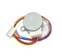 Mini moteur 24BYJ48 moteur pas à pas, moteur 12V DC, moteur de guidage d'air, moteur de guidage d'aube pivotante sur crochet de climatisation, outils de moteur de vent de balayage ZFUGEDRLI (Color :