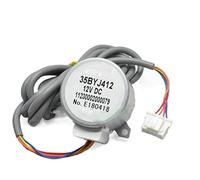 Mini moteur 35BYJ412 12 V DC, moteur à vent de balayage, moteur d'armoire de climatisation, outils de moteur de guide de vent synchrone à lame pivotante ZFUGEDRLI