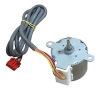 Mini moteur 35BYJ412B Moteur pas à pas, moteur de guidage d'air synchrone à aubes pivotantes, moteur de climatisation, moteur à vent de balayage, outils de moteur à arbre plat DC 12 V ZFUGEDRLI
