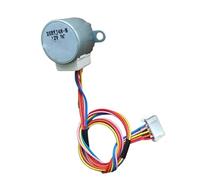 Mini moteur 35BYJ46/ MP24GA/ 25BYJ48/ 24BYJ48 moteur pas à pas, 50SM16-526S moteur 12 V climatisation balayage vent moteur synchrone outils ZFUGEDRLI (Color : 25byj48 Short Line Motor)