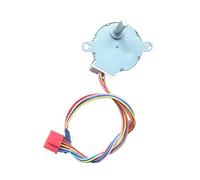 Mini moteur 35BYJ46/ MP24GA/ 25BYJ48/ 24BYJ48 moteur pas à pas, 50SM16-526S moteur 12 V climatisation balayage vent moteur synchrone outils ZFUGEDRLI (Color : 35byj46 Motor D Shaft)