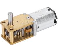 Mini Moteur à engrenage métallique N20 DC12V Réduction de vitesse CW/CCW Micro Motor381RPM