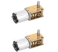 Mini Moteur à Engrenages, 2 Pièces, Micro Réducteur D'engrenage à Vis sans Fin, Brosse, Moteurs à Courant Continu, Appareils électroniques 1218GEN20