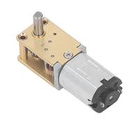 Mini Moteur à Engrenages 3V, Moteur à Engrenage à Vis sans Fin Micro, Faible Bruit, Fort Rendement, 1 Arbre avec Revêtement de Peinture Haute densité pour Robot (15RPM)