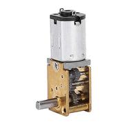 Mini moteur à engrenages 6 V à brosse CC, moteur à engrenages à vis sans fin Micro Turbo N20(DC6V 35RPM)