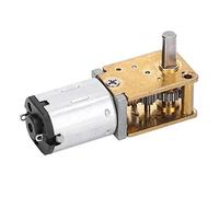 Mini moteur à engrenages 6 V à brosse CC, moteur à engrenages à vis sans fin Micro Turbo N20(DC6V 70RPM)