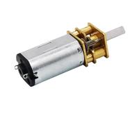 Mini moteur à engrenages en métal N20, 12V DC, avec roue à engrenages, 78/100/200/300/600/1000 tr/min, réducteur de boîte de vitesses, moteur électrique, jouet de bricolage(200 RPM)