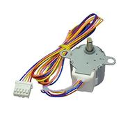 Mini moteur intelligent couvercle de toilette moteur de vanne de débit d'eau, moteur d'accessoires de toilette, arbre plat 24BYJ48 moteur 12v outils de moteur pas à pas Moteurs dédiés (Color : Motor