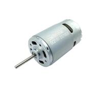 Mini moteur RS-555 36mm DC 12V 18V 21.6V 24V 13000 tr/min, vitesse moyenne, roulement à billes avant, moteur à balais de carbone, modèle de jouet de bricolage