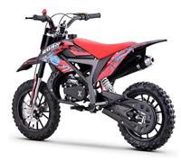 Mini moto cross pour enfant, à essence 49 cc 709 avec 4,5 chevaux, rouge, pour enfants de 5 à 10 ans