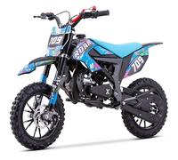 Mini moto cross pour enfants à essence 49 cc 709 avec 4,5 CV, bleu, pour enfants de 5 à 10 ans