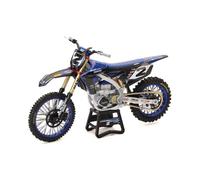 Mini Motocross - NEW RAY - Yamaha 450 YZF Copper WEBB 1/6 - Bleu - 35 x 20 cm - Réplique miniature