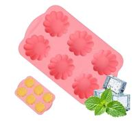 Mini moule à glaçons en forme de couronne de vacances pour cocktails, couronnes de vacances, moules en silicone à 6 trous, moules en silicone en forme de fleur pour beignets, œufs, tartelettes