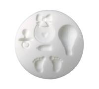 Mini moule en silicone pour pâte polymère - Naissance
