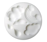 Mini moule en silicone pour pâte polymère - Nuages
