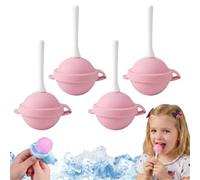 Mini Moules à Glace en Silicone en Forme de Sucette, Nouveau Ensemble Réutilisable 2026 en Grande Taille, Moules pour Sorbets Maison, Créations Colorées pour l'Été, Glaçons Fondus aux Jus et Yaourts