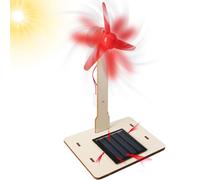 Mini moulin à vent à énergie solaire - Modèle de moulin à vent solaire | bricolage - d'apprentissage et d'éducation Un excellent cadeau de Pâques pour les d'Halloween de Noël pour les
