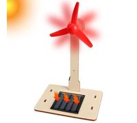 Mini Moulin À Vent D'énergie Solaire | Jouet du Modèle De Turbine Toyy Modell Building Délicat Solarr Projet Éducatif Sollar Turbiine pour Les Cours Sciences, D'assemblage Bureau Facile