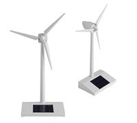 Mini Moulin à Vent Solaire, Micro énergie Solaire, Ornements pour l'enseignement des Sciences, Outil D'éducation, Décoration de Bureau à Domicile, Sculptures de Vent de Table