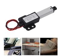 Mini-mouvement de mouvement 50n Thrust 40 mm trait 15 mm/s vitesse 24V Electric Small Actionneur linéaire