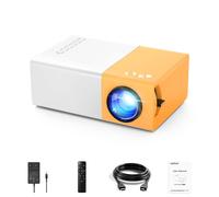 Mini Movie Projector, Portable Video Projector YG300 Pro for, 1080p Full HD