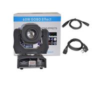 Mini Moving Head lumière de scène, 60W LED, effet prisme à 3 facettes , modèle prisme 60W, prise EU