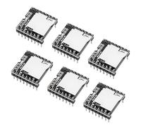 Mini MP3 DFPlayer Module AYWHP 6 PCS Mini Lecteur MP3 Mini Module TF Card U Disk Board DFPlayer Audio Voice Music Module Compatible avec Arduino
