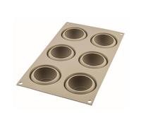 Mini Muffin Spiral 3D Moule en Silicone Rond Gâteau Glace Dessert Cuire