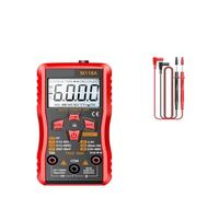 Mini Multimètre Numérique 6000 Points, Testeur De Tension CC/CA Automatique, Fonction Transistor, Maintien Des Données NCV M118A(M118A with box)