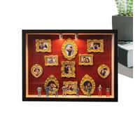 Mini musée de cadres pour photos, décoration de table faite à la main, présentoir de silhouettes pour maison, bureau, salon, chambre, bureau, bibliothèque, mariage et anniversaire