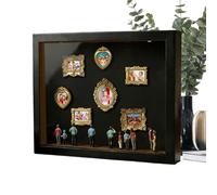 Mini Musée Présentation - Décoration de Bureau en Relief Artistique | Cadre Photo en Boîte en Bois à Assembler,Pour La Maison, Chambre, Table, Bibliothèque, Bureau, Cadeaux De Mariage Et Fête Pour Adu