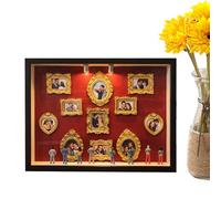 Mini Museum Frames | Décoration de Bureau Artisanale | Kit de Cadres de Musée en Miniature | pour Collectionneurs Maison Salon Chambre Bureau Chambre d'Appartement Mariage