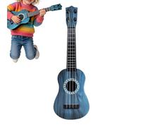 Mini Music Ukulele - Kids Toy Instrument for Fun Play | PP with 4 String Design, Adorable Purple Cyan Color, Small Ukulele for School, Nursery, Kindergarten, Classroom and Party Travel