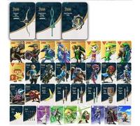 Mini NFC Cartes pour The Legend of Zelda, Breath of The Wild Botw Cartes Amiibo compatibles avec NS Switch/Switch Lite/Wii U - 36pcs