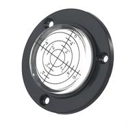 Mini niveau à bulle circulaire pour Gdfnmogo - 50 x 12 mm - Indicateur de niveau rond avec corps en acrylique pour un positionnement horizontal précis dans les bateaux, caravanes, échafaudages (coque