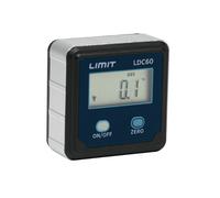 Mini niveau à bulle et rapporteur d'angle numérique 4 x 90° avec aimant Limit LDC60