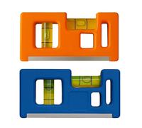 Mini Niveau À Bulle Magnétique 10 cm Format Poche Horizontal et Vertical Couleur Aléatoire