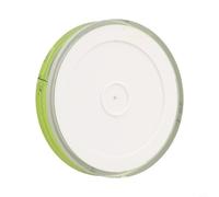 Mini niveau acrylique 60 mm x 12 mm avec rayon interne usiné et bulle fluorescente jaune-vert hautement translucide pour professi