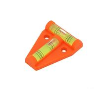 Mini nivelleur de caravane et camping-car | Niveau à bulle en forme de T avec indicateur horizontal à 2 voies | Outil de nivellement ABS orange pour caravane, camping-car, et