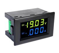 Mini numérique HD type DC ampèremètre de tension double écran numérique LCD affichage numérique AC220V 10A 50A (0-600V 200A)