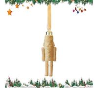 Mini Nutcracker Ornaments - Decorative Christmas Figurines for Holiday Tree Display | Colorful Soldiers with Glitter Finish, Classic Festive Accents for Home Party and Gift Packaging 3.94×1.57×0.78 in