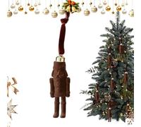 Mini Nutcracker Ornaments - Decorative Christmas Figurines for Holiday Tree Display | Colorful Soldiers with Glitter Finish, Classic Festive Accents for Home Party and Gift Packaging 3.94×1.57×0.78 in