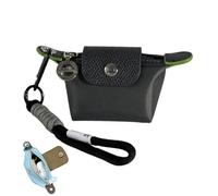 Mini Nylon Dumpling Coin Purse, Detachable Nylon Wrist Strap Coin Purse, with Secure Zipper Lightweight Wallet, for Cards, Keys, and Coins (P)