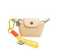 Mini Nylon Dumpling Coin Purse with Detachable Wrist Strap, Small Zipper Change Pouch & Keychain Bag Charm for Women, Cute Mini Dumpling Bag for Coins, Keys & Cards (#3)