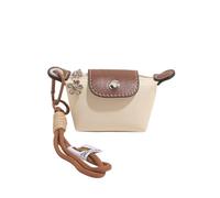 Mini Nylon Dumpling Coin Purse with Detachable Wrist Strap, Small Zipper Change Pouch & Keychain Bag Charm for Women, Cute Mini Dumpling Bag for Coins, Keys & Cards (#2)