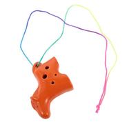 Mini Ocarina Cheval en Céramique, Six Trous, Tonalité Ac, Débutants | Format Mini, Usage à Maison, pour Pratique Musicale, Orange, Présent Anniversaire, 2026
